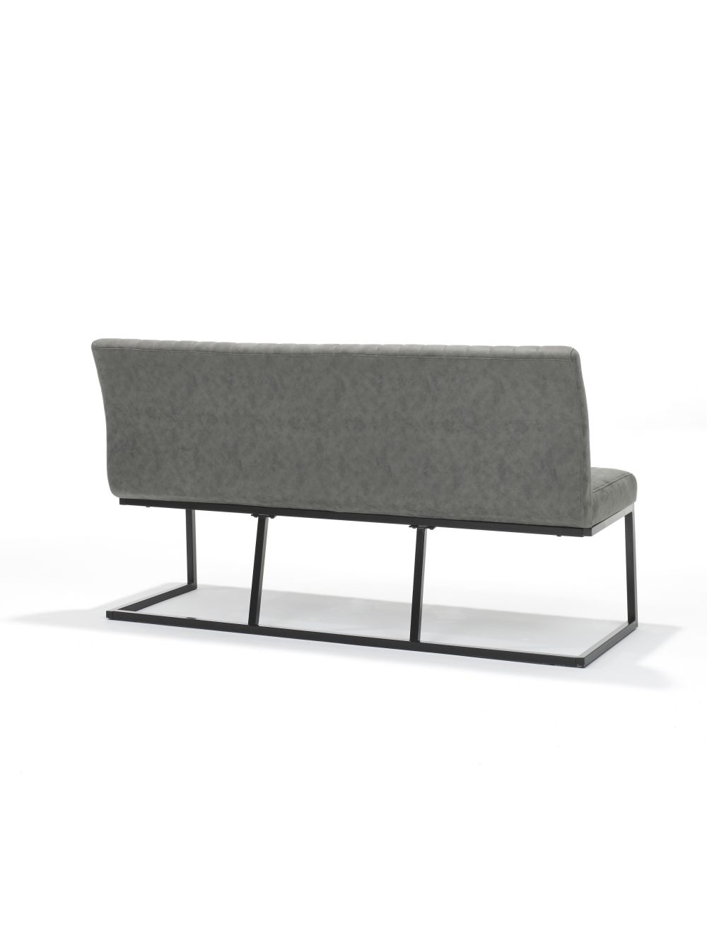 Eetkamerbank Sanna stof Soft Steel - 160 cm