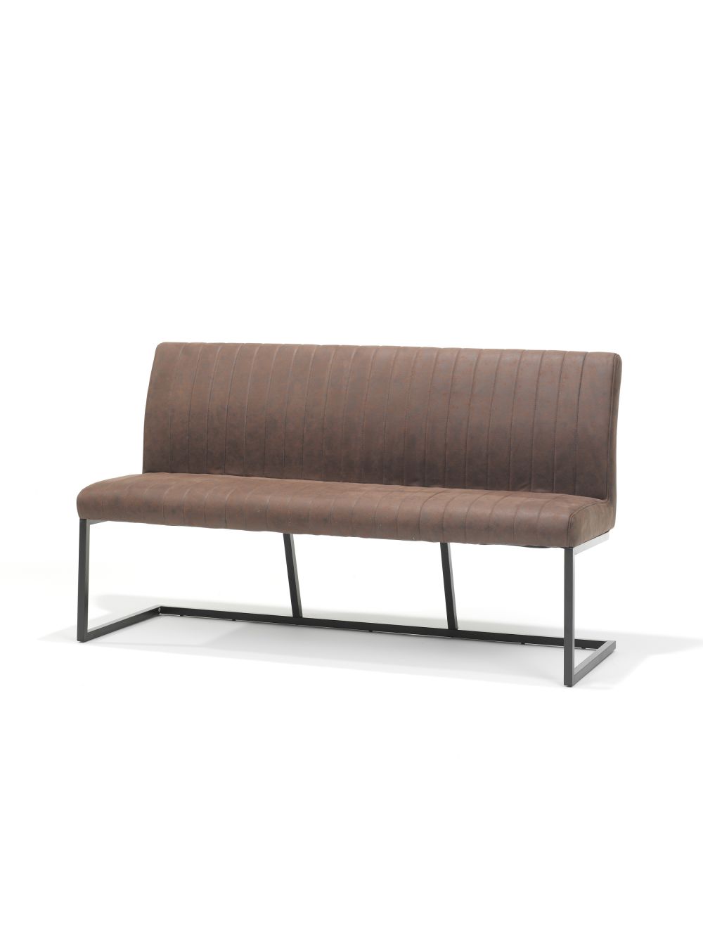 Eetkamerbank Sanna stof Soft Mocca - 160 cm