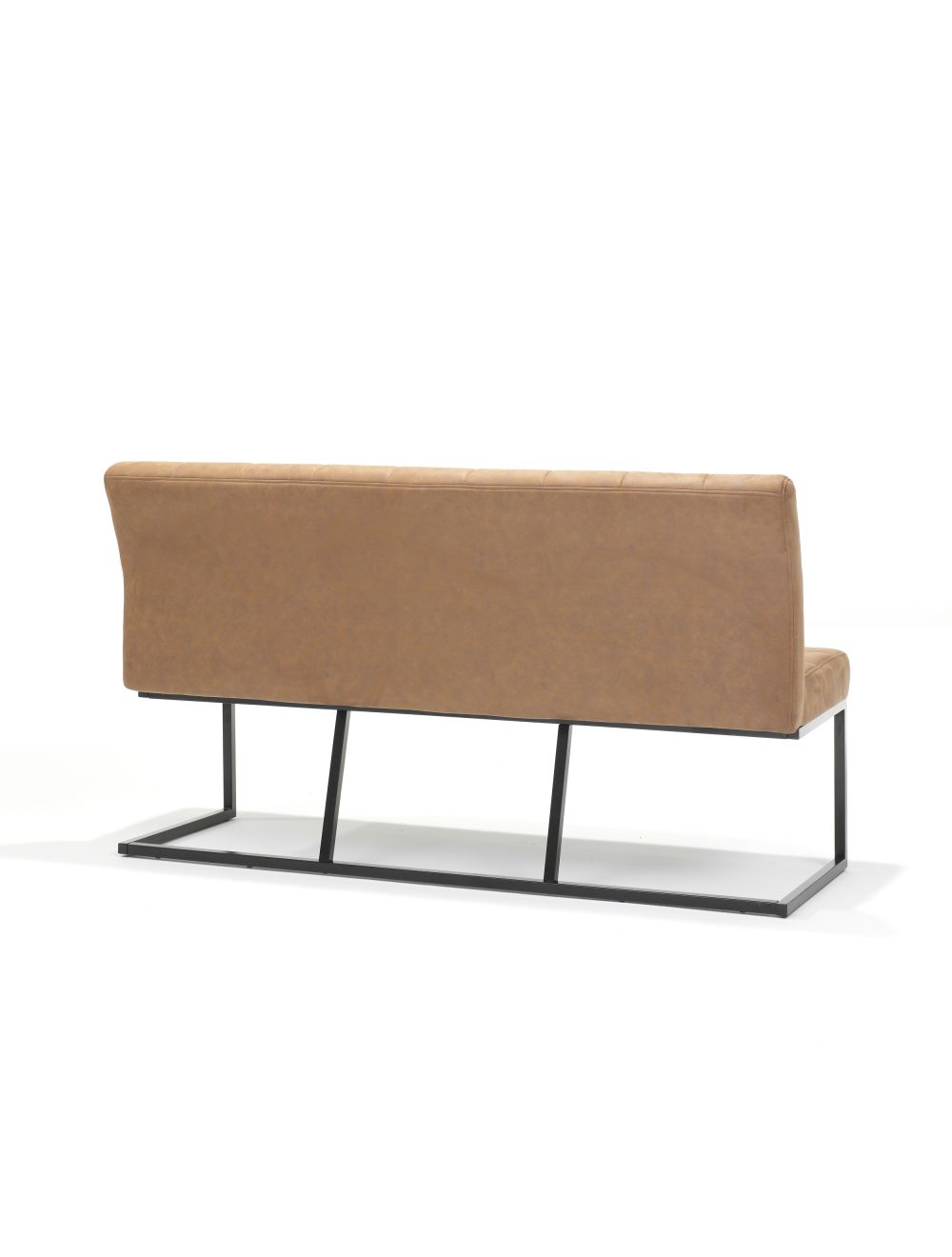 Eetkamerbank Patch stof Soft cognac - 160 cm
