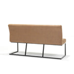 Eetkamerbank Patch stof Soft cognac - 160 cm