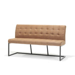 Eetkamerbank Patch stof Soft cognac - 160 cm