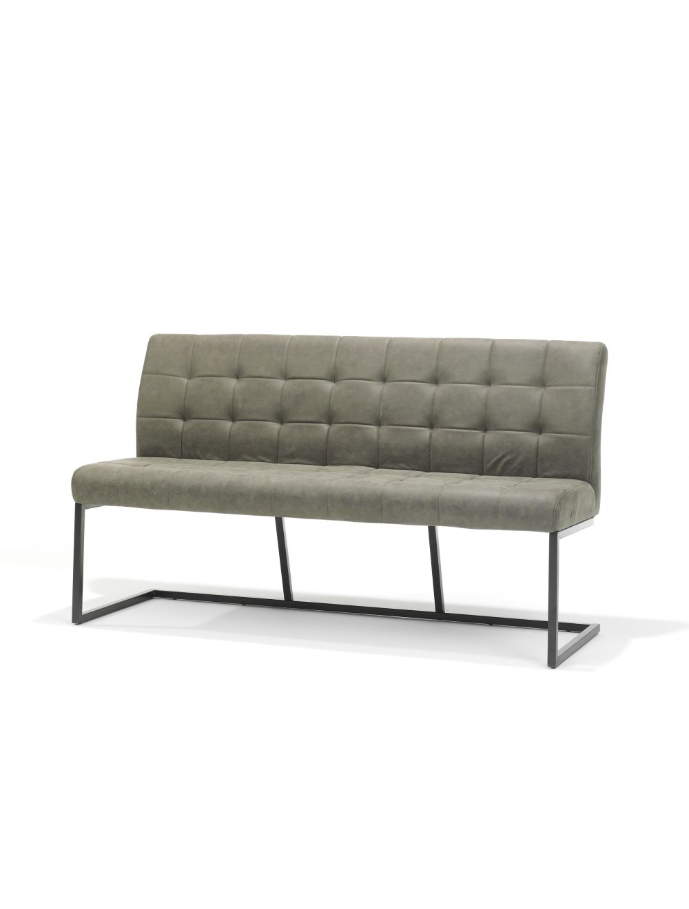 Eetkamerbank Patch stof Soft groen - 160 cm