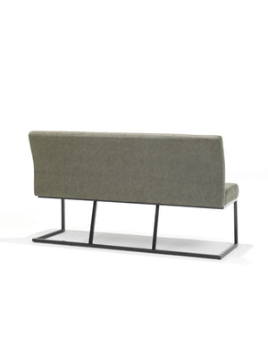 Eetkamerbank Patch stof Soft groen - 160 cm
