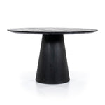 Eleonora eettafel Aron rond 130 cm - zwart