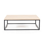 Eleonora salontafel Robin 120x120 cm - oud eiken naturel