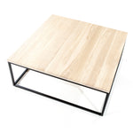 Eleonora salontafel Robin 120x120 cm - oud eiken naturel