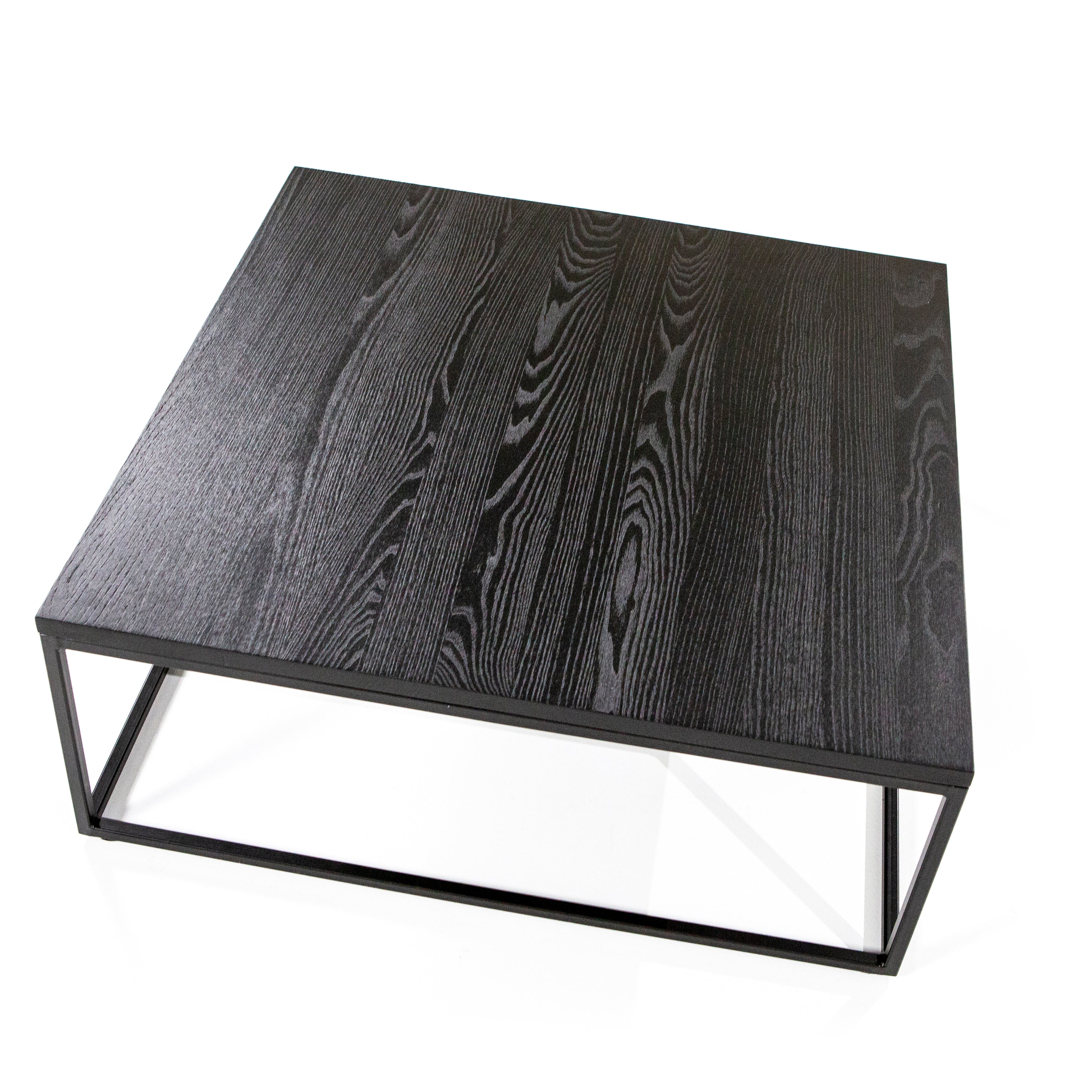 Eleonora salontafel Robin 120x120 cm - oud eiken zwart