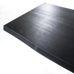 Eleonora boomstam salontafel eiken zwart - 130x70 cm