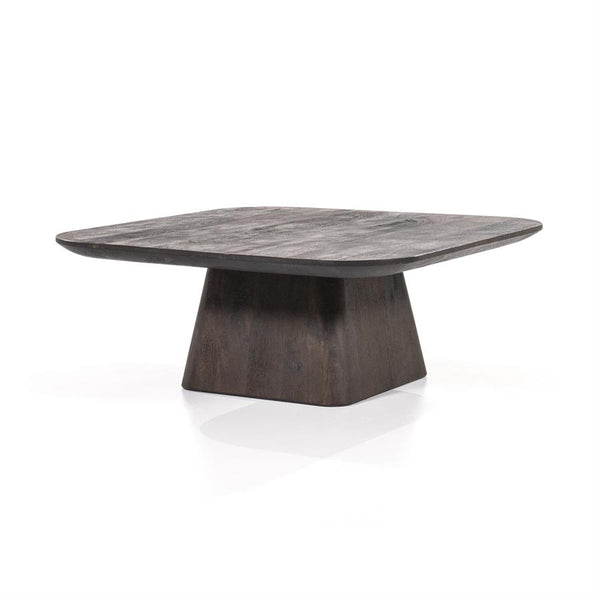 Eleonora Salontafel Aron vierkant 80x80 - bruin (Magazijn sale)