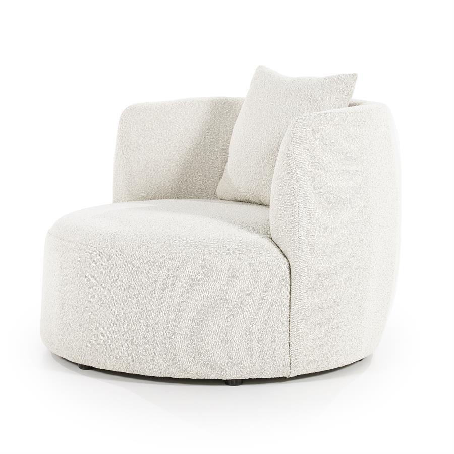 Eleonora Fauteuil Louis met kussen - beige Spark