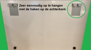 Glasschilderij dieren: Neushoorns 120x80 cm (Premium)