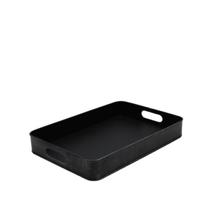 Dienblad metaal antiek zwart - Diverse afmetingen