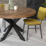 Brix Sturdy rond eettafel mangohout - Leverbaar in 3 afmetingen