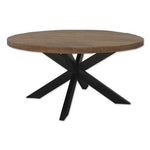 Brix Sturdy rond eettafel mangohout - Leverbaar in 3 afmetingen