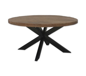 Brix Sturdy rond eettafel mangohout - Leverbaar in 3 afmetingen