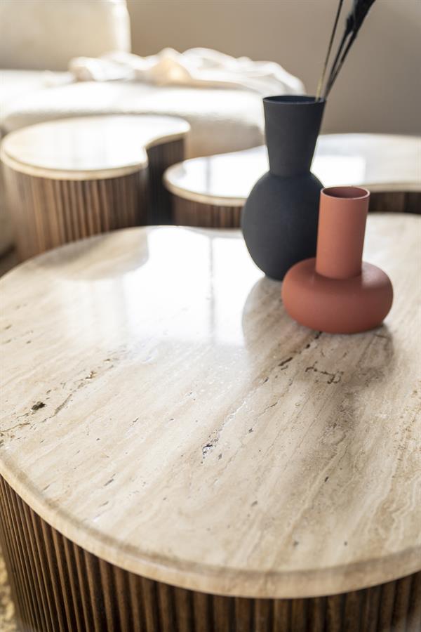 Eleonora Salontafel Mari 70x47x38 - bruin
