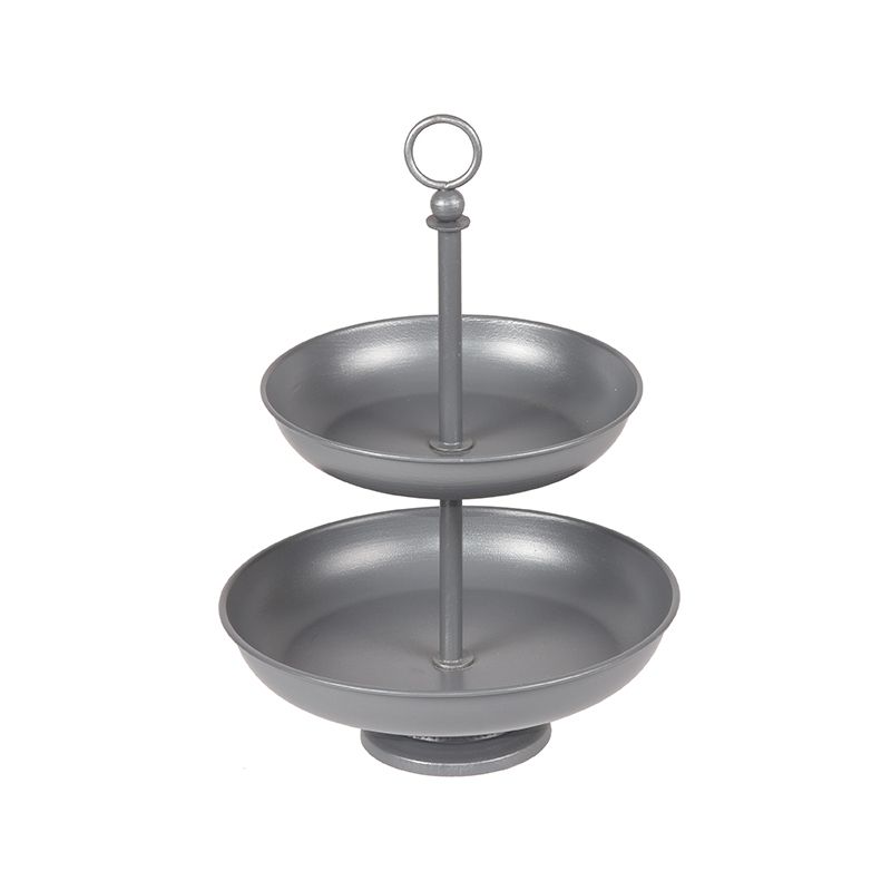 Etagere metaal antiek grijs industrieel
