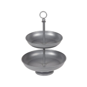 Etagere metaal antiek grijs industrieel