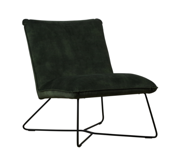 Fauteuil Jari zonder arm Adore stof velours - Uit voorraad leverbaar in 3 kleuren