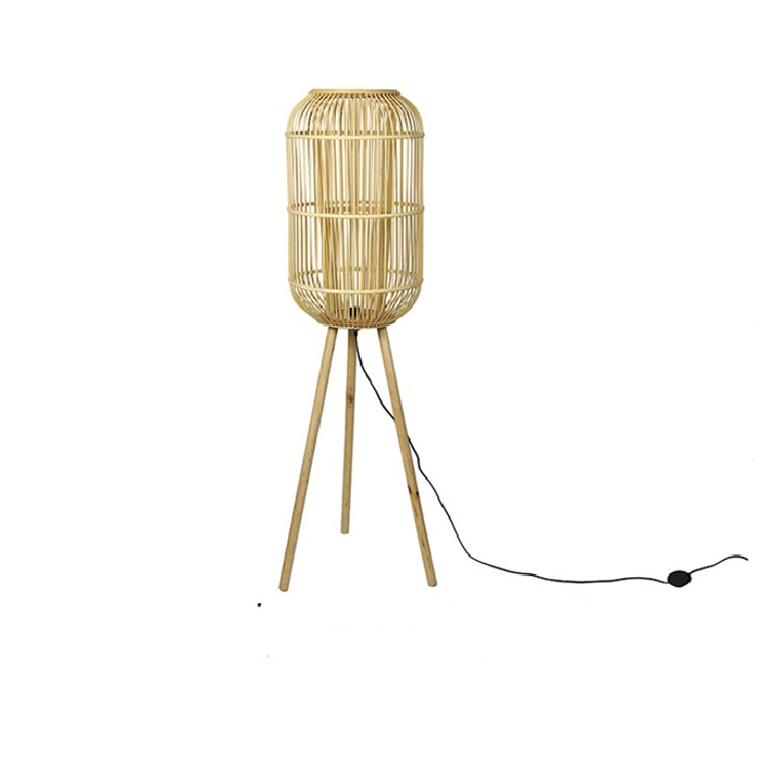 Countryfield vloerlamp Hanly bamboe