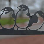 Birdwise tuinhanger Huismus trio #3 corten staal