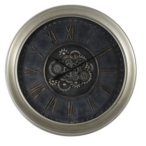 Wandklok Maddox XXL radar messing  Ø100 cm