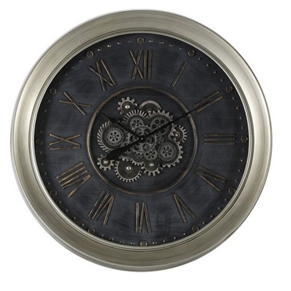 Wandklok Maddox XXL radar messing  Ø100 cm