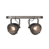 Led Spot industrieel Moto 2-Lichts burned steel