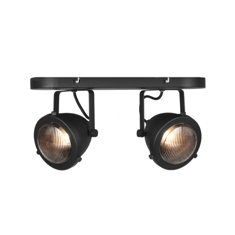 Led Spot industrieel Moto 2-Lichts zwart