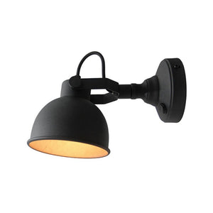Wandlamp industrieel Bow zwart - Leverbaar in 2 afmetingen