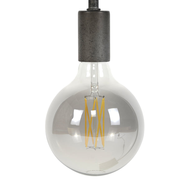 Lichtbron LED bol Ø12,5 - E27 6W smoke grey