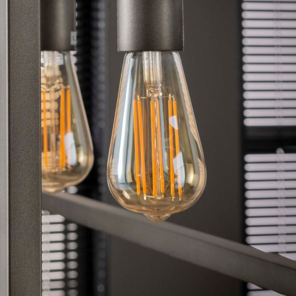 Lichtbron LED druppel  [ST64]- E27 6W warm licht