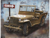 3D schilderij Jeep 80x60 cm