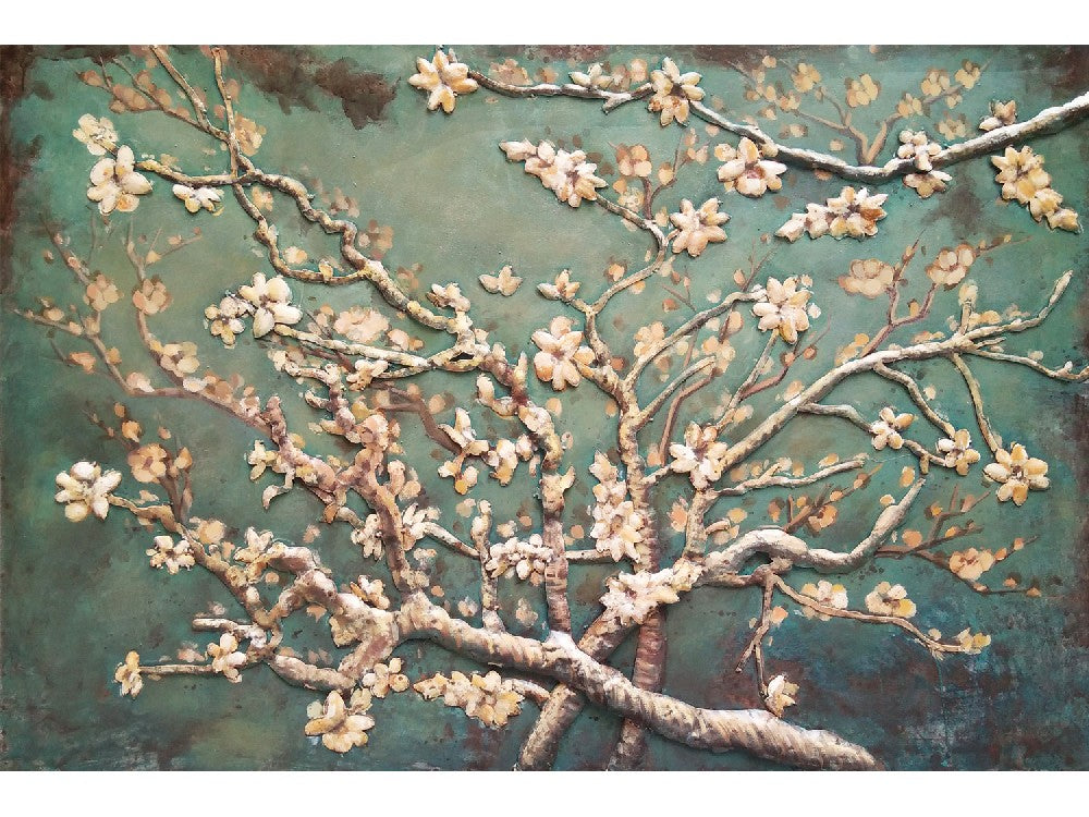 3D schilderij roze blossom 120x80 cm