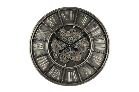 Countryfield klok Maaike dark grey - Ø60CM