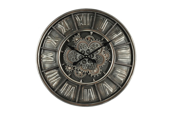 Countryfield klok Maaike dark grey - Ø60CM