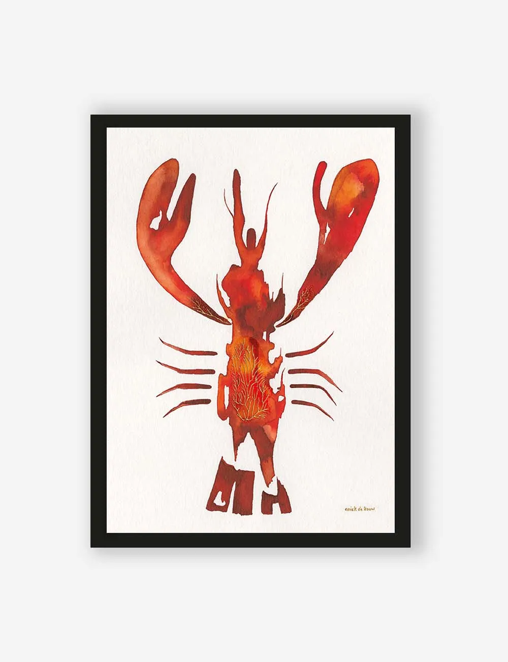 Urban Cotton Lobster Pose - Frame