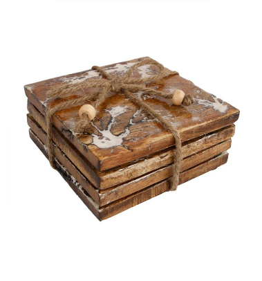 Onderzetter emaille craquele