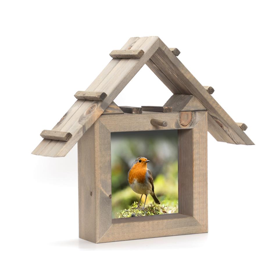 Vogelvoederlijst peanut small (36x32 cm) - Roodborst