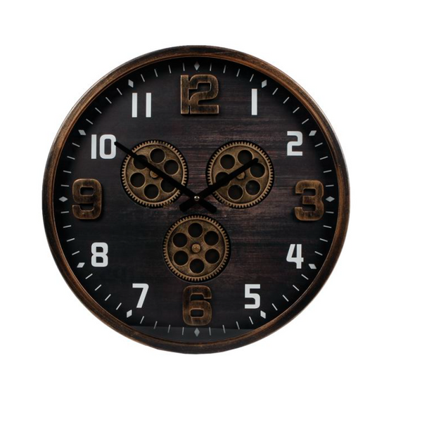 Radarklok "Bastin" messing Ø 46 cm