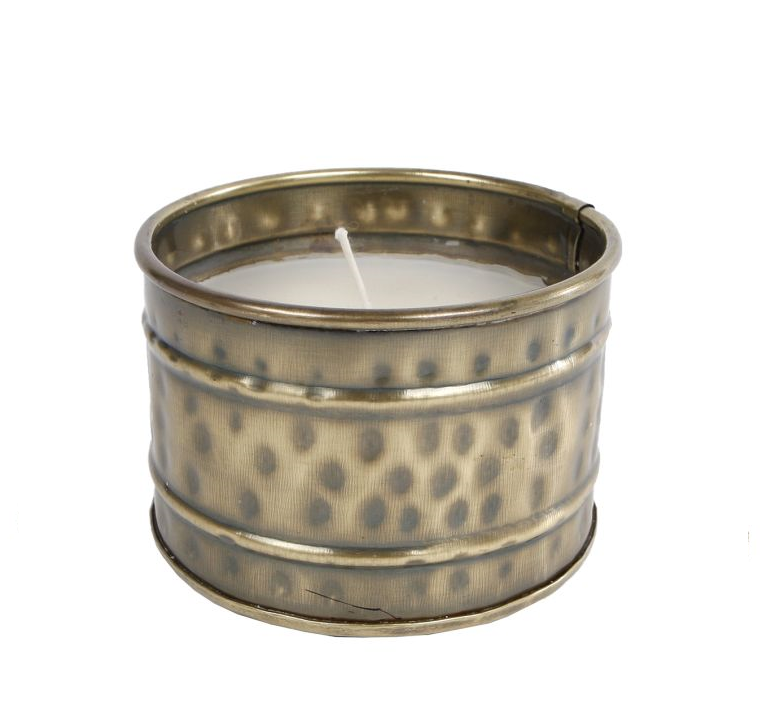 Kaars Ronald messing metaal - leverbaar in 2 afmetingen