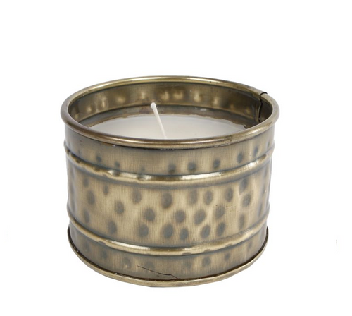 Kaars Ronald messing metaal - leverbaar in 2 afmetingen