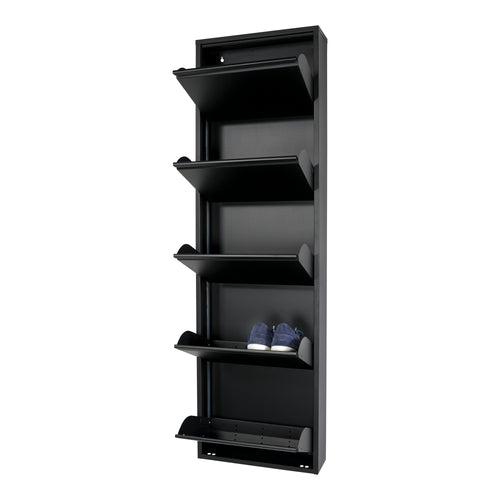 Spinder Billy schoenenkast 5 kleps  - leverbaar in 4 kleuren