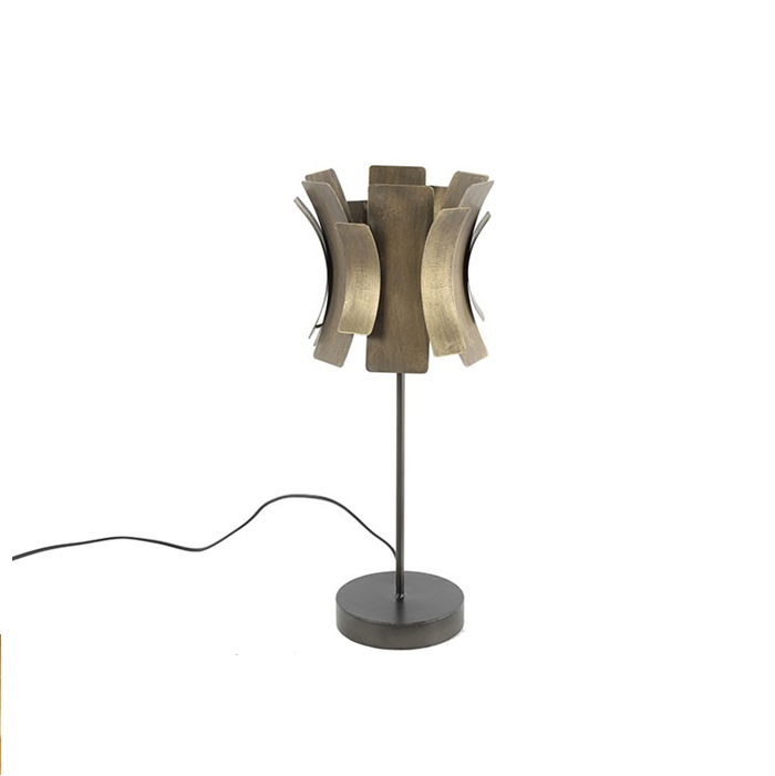 Countryfield Tafellamp Theodor - goud/zwart