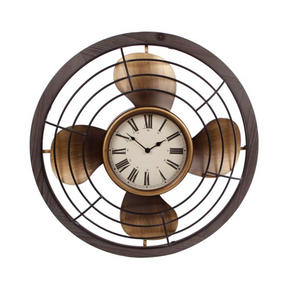 Wandklok "Fan" metaal Ø 60 cm