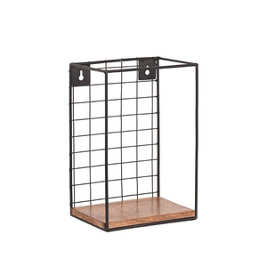 Wandrek Firm mango/zwart industrieel - Leverbaar in 3 afmetingen (magazijn opruiming)