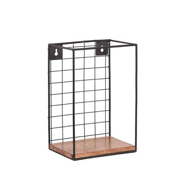 Wandrek Firm mango/zwart industrieel - Leverbaar in 3 afmetingen (magazijn opruiming)