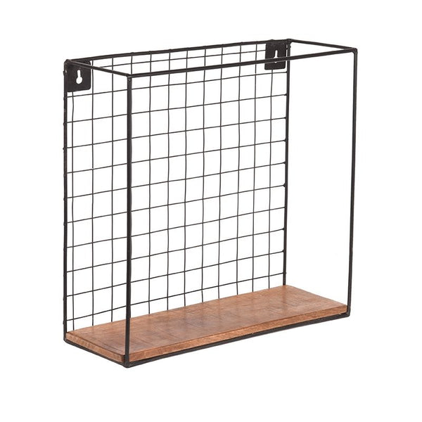 Wandrek Firm mango/zwart industrieel - Leverbaar in 3 afmetingen (magazijn opruiming)