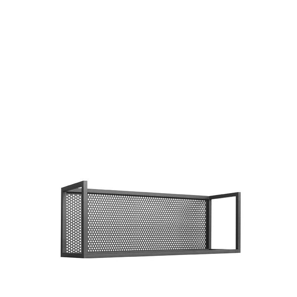 Wandrek metaal Motif grijs industrieel 90 cm breed (magazijn opruiming)