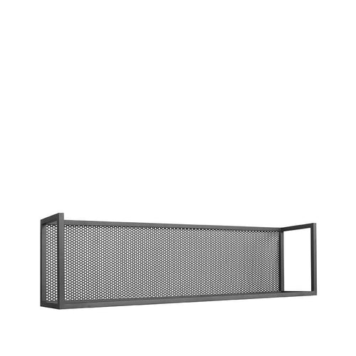Wandrek metaal Motif grijs industrieel 90 cm breed (magazijn opruiming)